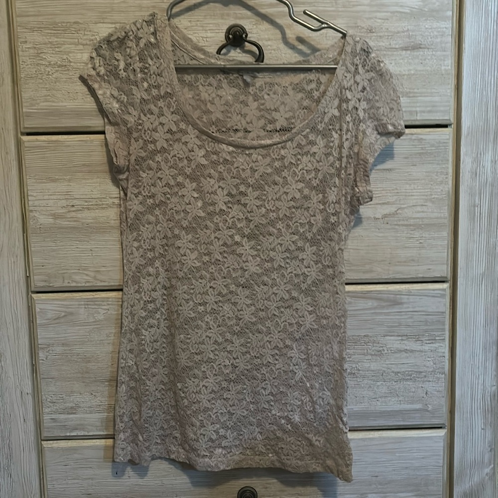 Large lace shirt
